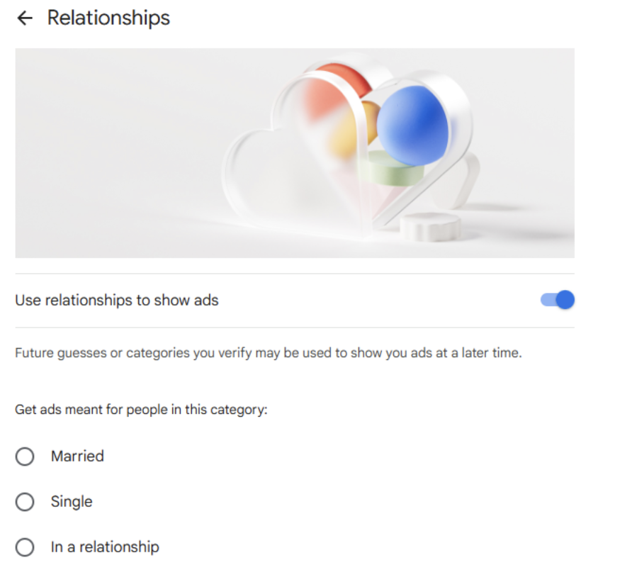 To do that, click on the category you want and supply the right information